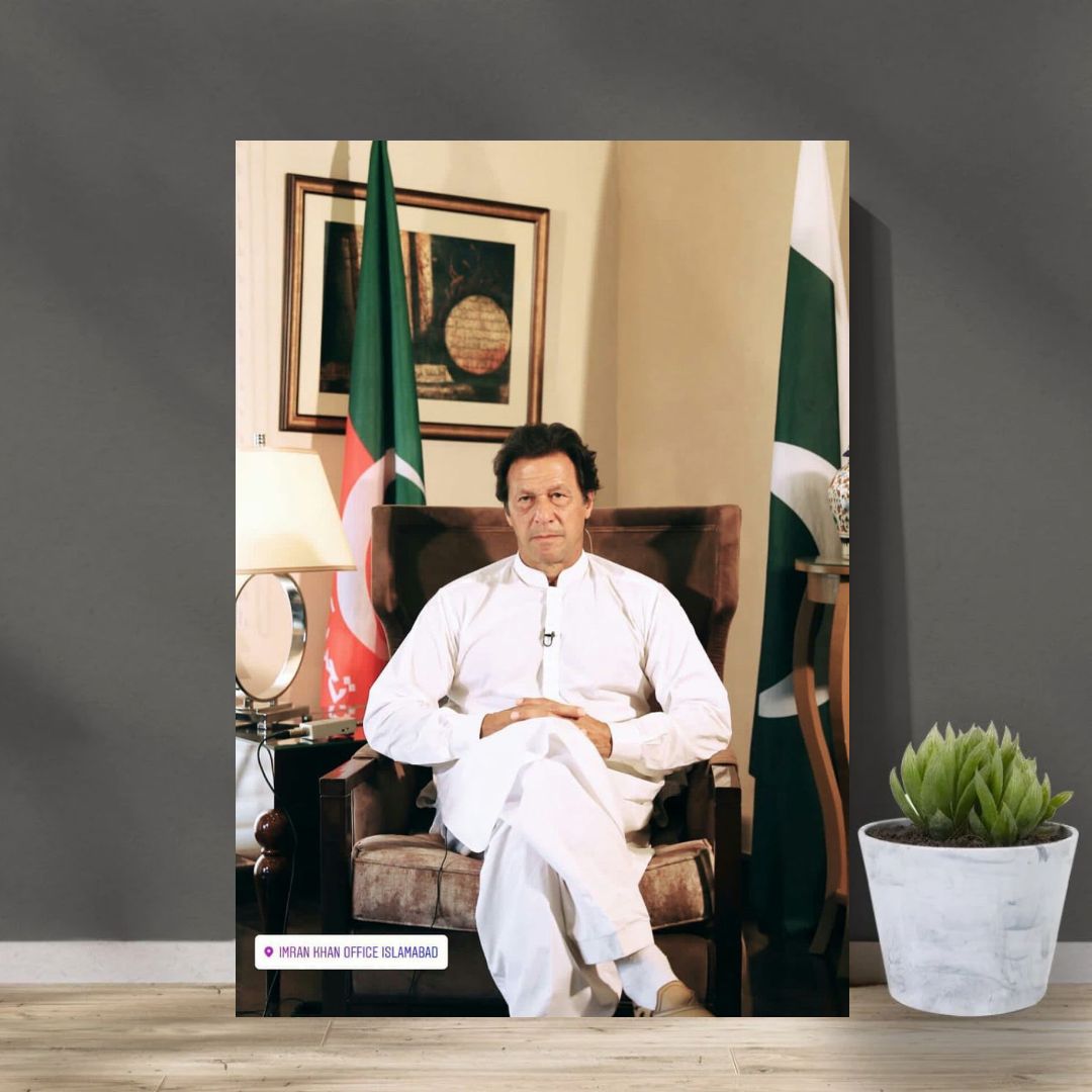 Imran Khan - White shalwar kameez